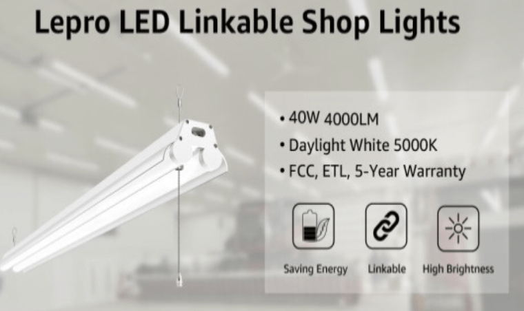 4Ft LED Shop Light -Commercial Lighting –Lepro